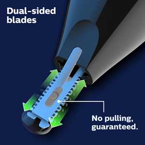 Kit de tondeuse à poils de nez portable pour la maison, tondeuse à sourcils et à oreilles en plastique avec alimentation USB/piles pour utilisation en voiture - Product Image 2