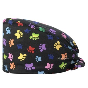 Cappello da Chef, Berretto Unisex per Personale Medico, Copricapo Regolabile per Capelli e Barba, Cappello Chirurgico con Fascia in Cotone Multicolore - Product Image 5