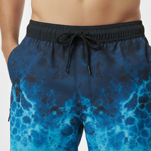 Shorts de bain pour hommes personnalisés, très vendus, 100% polyester, respirant, séchage rapide, anti-UV, imperméable, service OEM, impression numérique - Product Image 4