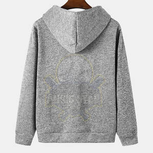 Sudaderas con capucha de manga larga para hombre con cremallera Último diseño de ropa de invierno Transpirable Fácil moda Teñido liso para adultos Patrón sólido - Product Image 3