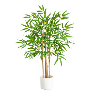 Árbol de bambú artificial para decoración del hogar de 30 pulgadas - Product Image 6