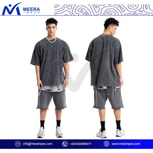 ชุดน้ำยาล้างกรดคู่: ชุด Co-Ord ที่ทันสมัยในการซักด้วยกรดรวมถึงเสื้อเอวลอยและกางเกงขาสั้นเอวสูงสำหรับลุคแฟชั่นฤดูร้อน - Product Image 5