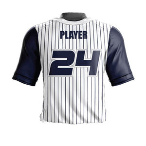 Uniformes de béisbol de poliéster de alta calidad para adultos Equipo de softball con logotipo personalizado con diseño transpirable Nombre de equipo impreso completo - Product Image 6