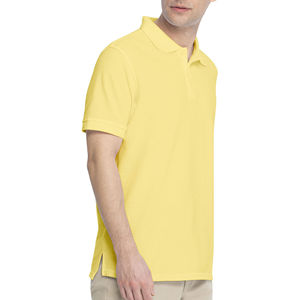 Polos de tendencia superior, camisetas de polo lisas hechas a medida de alta calidad con cuello vuelto de Color amarillo para adultos 2026 - Product Image 5