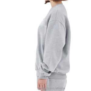 Sweat-shirt à capuche pour femme, design personnalisé, couleur personnalisée, polyester/coton, écologique, respirant, surdimensionné, streetwear, vêtements de sport, course à pied - Product Image 2