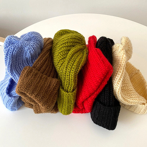 หมวกถักนิตติ้งสำหรับใช้ในธุรกิจการเดินทางชายหาดป้ายหนังปัก3D สำหรับฤดูหนาวออกแบบได้ตามต้องการ - Product Image 3