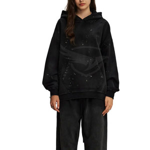 เสื้อฮู้ดซักกรดมีฮู้ดซักกรดมาใหม่สีที่กำหนดเองได้ - Product Image 2