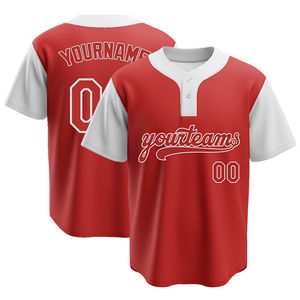 Maillot de baseball unisexe de haute qualité avec logo personnalisé, nom d'équipe personnalisé imprimé, taille plus, 100% polyester, léger et respirant - Product Image 6