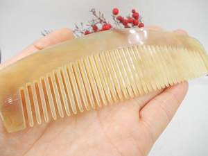 หวีเขาควายเครื่องมือจัดแต่งทรงผมใหม่ล่าสุดพร้อมเทคนิคขัดเงางานฝีมือสไตล์สัตว์ - Product Image 3