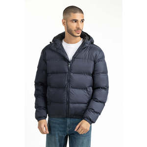 Veste décontractée en cuir véritable avec capuche, réversible, zippée, taille XL, imperméable, brodée - MN-JKT-WS25-002, coupe classique - Product Image 3