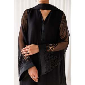 Vestido de fiesta de gasa bordado EN-1300 - Product Image 3