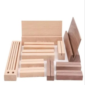 แผ่นป้ายชื่อไม้สำหรับห้องประชุมสำหรับโรงแรมและห้องนั่งเล่นสำนักงานสไตล์ยุโรปโลโก้ตามสั่ง - Product Image 1