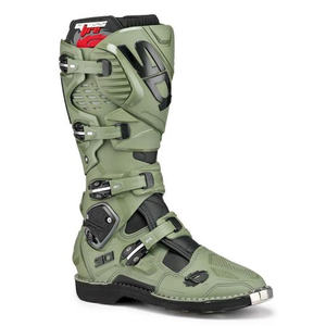 SIDI Crossfire 3 <b>Ankle</b> <b>Boots</b> Genuine Leather Lined with Rubber and PU Insoles Zip Closure for <b>Summer</b> - Product Image 1