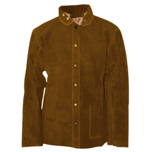 Chaqueta de Soldadura de Cuero Vacuno de Primera Calidad, Protección Industrial contra Vapores, Radiación y Calor, Resistente hasta 200°C, con Respirador - Product Image 6