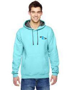 Vente en ligne de joggings personnalisés pour hommes, ensemble deux pièces, veste à capuche de couleur en bloc pour hommes, survêtement - Product Image 5