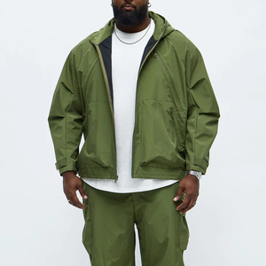 Veste de haute qualité à manches longues avec logo personnalisé, col pour homme avec capuche, idéale pour l'hiver et poches latérales, fermeture éclair - Product Image 5