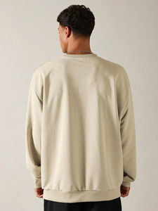 Personnalisé Printemps Tendance Col Rond Hoodies Hommes Urban Chill Tricoté Coupe Décontractée En Relief À Manches Longues Sweat-shirt - Product Image 5