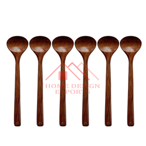 Cuchara para ensalada de madera de mango rústico de granja, vajilla, utensilios de cocina de alta calidad, cuchara de cocina de madera para uso en la cocina - Product Image 4