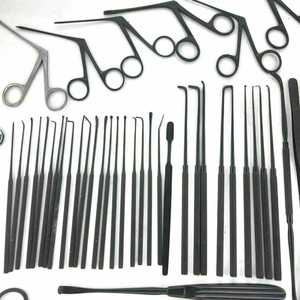 Juego de instrumentos de timpanoplastia reutilizables manuales de acero inoxidable de alta calidad para microcirugía de oído ENT SurgiRight - Product Image 1