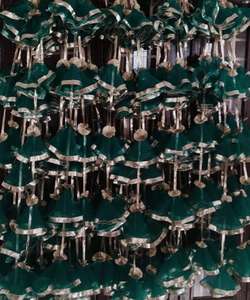 Handmade Gota Patti Hanging Bunches for Wedding <b>Decoration</b> Haldi <b>Mehndi</b> Decor Item Party Back Drop Mahndi Decor Tassel - Product Image 2