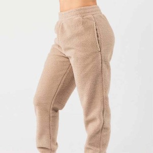 Chándal Polar de talla grande, pantalones de chándal de piel para hombre, conjuntos de Jogger para hombre, pantalones polares de gran tamaño personalizados para hombre, rayas curvas rectas - Product Image 6