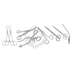 Set de Traqueostomía de 41 Piezas, Kit Manual de Cirugía ORL, Instrumentos Quirúrgicos para Bypass Menor, Cricotirotomía de Emergencia, Quirófano Nasal y de Tiroides - Product Image 4