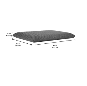 Popular Grey <b>Memory</b> <b>Foam</b> Bed Pillow Direct from Supplier with Soft Support Durable Comfort for Better Sleep and Spine Alignment - Product Image 2