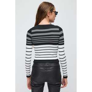 Blusa a rayas de manga larga - Product Image 6