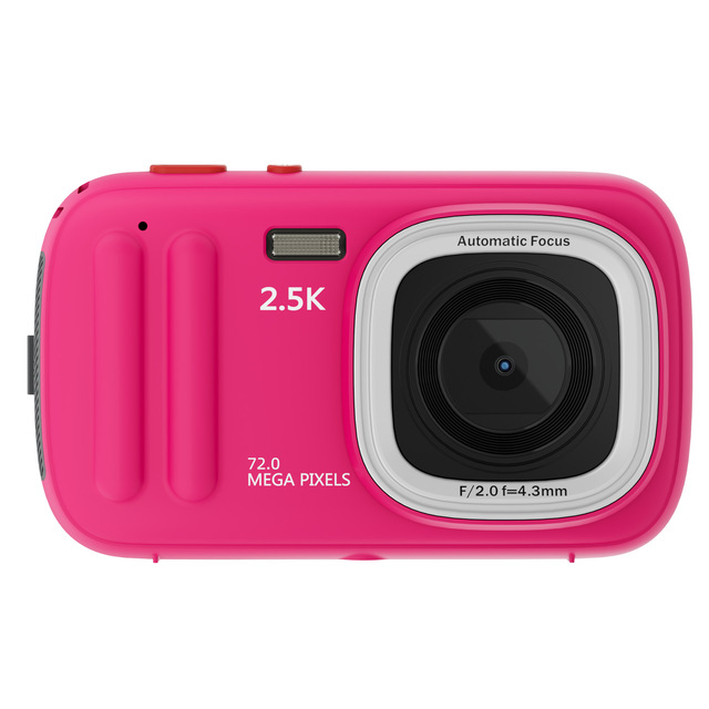 6 Colors Digital Camera 2.4 Inch Screen 2.5K Video 72MP Photo Portable Student Camera 16X Zoom HD Camera