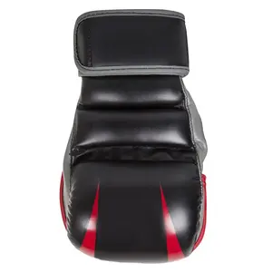 Parana Sports Logo personalizable Guantes MMA de medio Dedo de alta calidad 10oz 14oz Patrón impreso de cuero PU para Artes Marciales Boxeo - Product Image 4