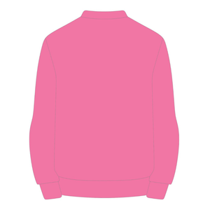 Sweat-shirt à col rond rose Soror Crewneck, sororité grecque, vêtements décontractés élégants pour femmes, rose et vert, sororité universitaire - Product Image 6