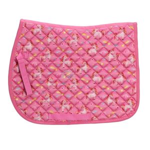 Selle en cuir américaine avec logo personnalisé Tapis de selle pour cheval d'anglais occidental Produits équestres Tapis de course à dos nu pour l'équitation - Product Image 1