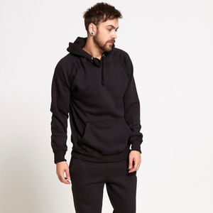 Ensemble survêtement de luxe pour hommes, pantalon de survêtement et sweat à capuche lourds personnalisés, vêtements de sport unis pour l'hiver - Product Image 1