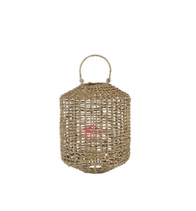 <b>Rattan</b> <b>Lantern</b> Cane and Jute Candle <b>Lantern</b> Eco-friendly <b>Rattan</b> Vintage Wedding <b>Lantern</b> Lightweight - Product Image 3