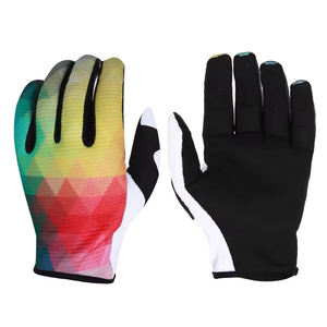 High Quality Unisex Full-Finger Bicycle Racing <b>Gloves</b> UV Protection Custom Logo Print <b>Touch</b> <b>Screen</b> Function Made Spandex for <b>Men</b> - Product Image 1