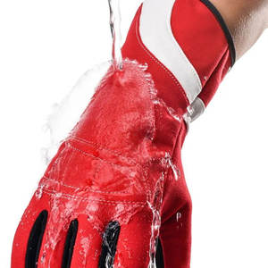 Gants de moto imperméables teints en uni compatibles avec les écrans tactiles, gants de course en cuir pour hommes, meilleur produit pour les coureurs de moto - Product Image 3