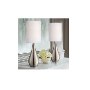 Premium Quality Silver Table <b>Lamp</b> Handmade Aluminium Metal Silver Plating Table <b>Lamp</b> for Interior Decoration for Home Decor - Product Image 2