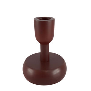 Porte-bougie en aluminium aspect champignon noir fait à la main Porte-bougie décoratif pour la décoration intérieure - Product Image 6