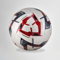 Ballon de football hybride taille 5 pour l'entraînement Panneaux à 24 coupes avec rétention et rebond améliorés pour les joueurs de football