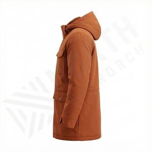Veste parka matelassée pour homme, manteau chaud à capuche, couleur personnalisée, vêtement thermique isolé, vêtement d'extérieur résistant, protection contre la neige - Product Image 3