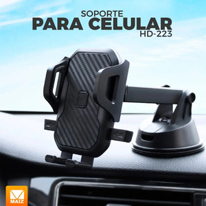 Support de téléphone portable pour voiture Tlero avec ventouse universelle - Couleurs assorties - Product Image 2