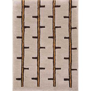 พรมขนสัตว์ทอมือลายเรขาคณิต Acar Ivory ขนาด 9x12 ฟุต รูปทรงสี่เหลี่ยมผืนผ้า สำหรับใช้ในบ้าน ห้องนั่งเล่น ทางเดิน ห้องนอนวัยรุ่น-รุ่น Tnc-7067 - Product Image 1