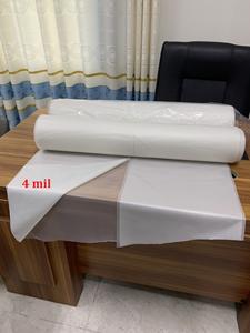 4 मील (100 मीटर x 100 मीटर) मोटी पी प्लास्टिक शीटिंग नमी प्रमाण सुरक्षात्मक फिल्म औद्योगिक उपयोग ड्रॉप कपड़े कवर - Product Image 2
