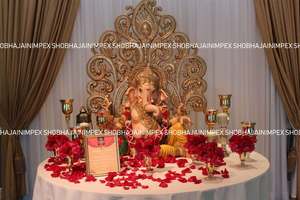 Statue de Ganesha avec balançoire pour entrée de mariage, OEM ODM disponible en Inde - Product Image 4