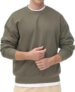 สเวตเชิ้ตเฮฟวี่เวทของผู้ชายเสื้อสเวตเชิ้ตแบบสั่งทำลายนูนโลโก้ตามสั่ง - Product Image 1