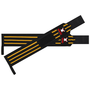 Poignets de poignet de couleurs et de conceptions personnalisées de premier ordre pour l'accessoire de sécurité de forme physique d'entraînement de représentation d'haltérophilie de gymnase - Product Image 4