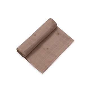 SWADDEL 120X1,20-MOD. DUENDES DEL POLVO - Produit tissé à motif de points marron - Product Image 1