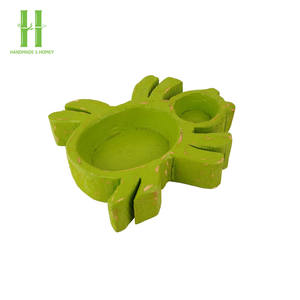 Tazón de masa de madera con forma de araña único, perfecto para decoración rústica y vertido de velas, cuenco de Acacia de estilo de granja único para Halloween - Product Image 2