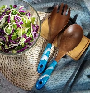 Cuchara de Metal para Servir Ensaladas, Postres y Pasteles, Ecológica, Apta para Lavavajillas, Accesorios de Cocina - Product Image 2