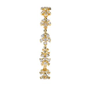 Magnifique bracelet et jonc en or 18 carats avec diamants de laboratoire - Product Image 2